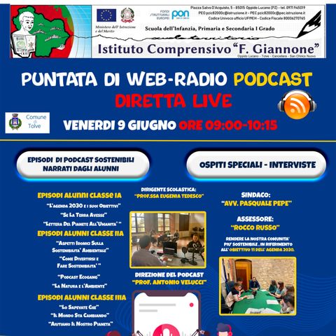 2^ PUNTATA DI WEB-RADIO PODCAST SOSTENIBILE COMPLETA DEL 9.06.2023