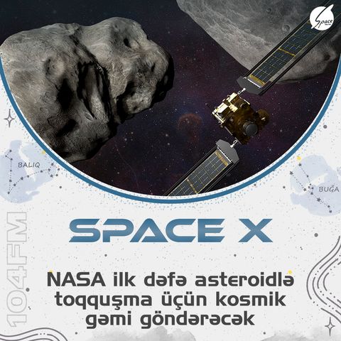🚀 Nasa ilk dəfə asteroidlə toqquşma üçün kosmik gəmi göndərəcək !