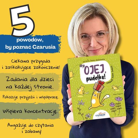 Ojej, pudełko! Książka dla dzieci 3-7 lat Aktywne Czytanie Plus