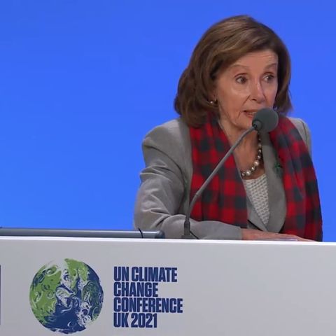 Pelosi to Hold Press Conference at COP26 Glasgow