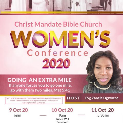 Women's Conference 2020  (Day 1) - Going An Extra Mile