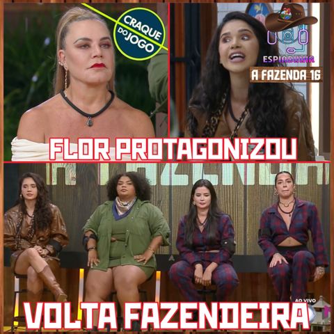 Flor foi JOGADORA! + Gizelly, Flora, Vanessa e Luana na roça! | A Fazenda 16