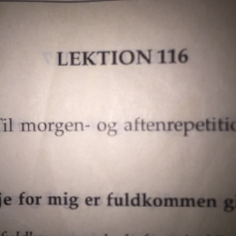 Lektion 116