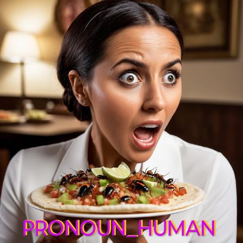 PRONOUN_HUMAN #54 (GUEST: HAWK-A, WHO KILLED THE POPE & THE TACO BELL TOSTADA CONSPIRACY!)