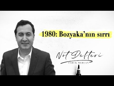 1980 BOZYAKA'NIN SIRRI - NOT DEFTERİ  FARUK MERCAN