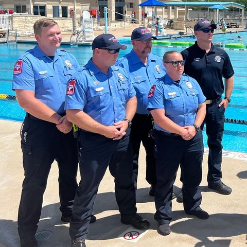 CSFD Captain Lauren Nolen discusses near-drowning at Adamson Lagoon