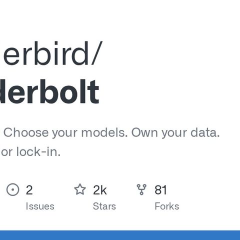 GitHub - thunderbird/thunderbolt: AI You Control: Choose your models ...