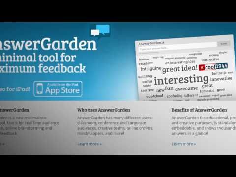 Answer Garden Tutorial