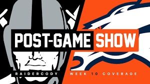 Broncos vs. Raiders post game