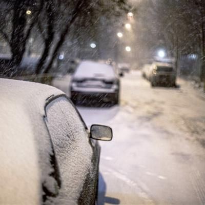 Snow and Slushy Winter Traffic - 10 Hours Sleep Sound