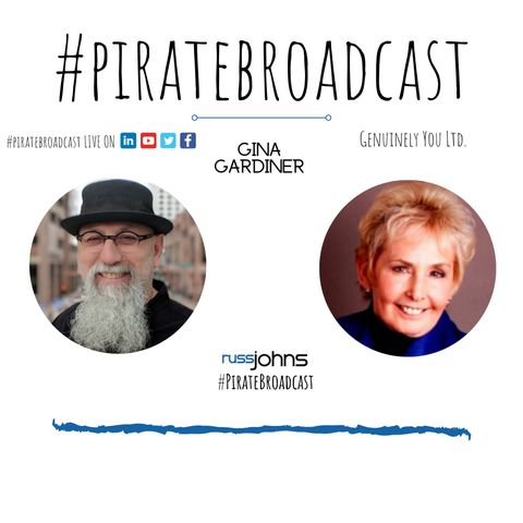 Catch Gina Gardiner on the PirateBroadcast