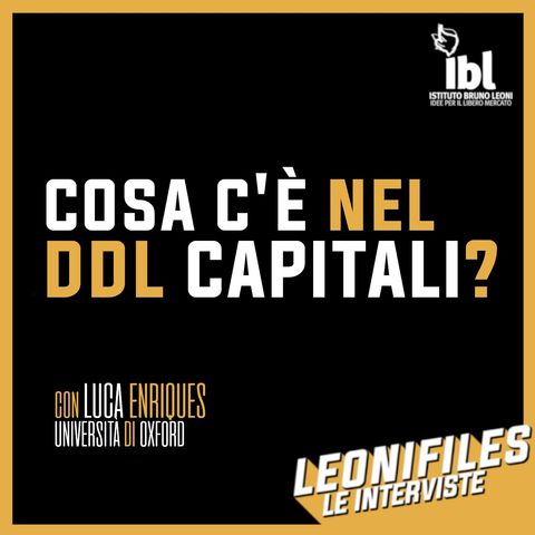 Cosa c'è nel DDL Capitali? con Luca Enriques (Oxford) - Leonifiles, Le Interviste