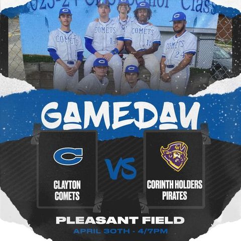#NCHSAA Greater Neuse River 4-A Conference Varsity Baseball Senior Night Corinth-Holders Pirates VS Clayton Comets! #WeAreCRN #GoComets