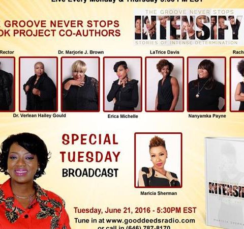 Special broadcast .THE GROOVE NEVER STOPS BOOK PROJECT CO-AUTHORS share on GD