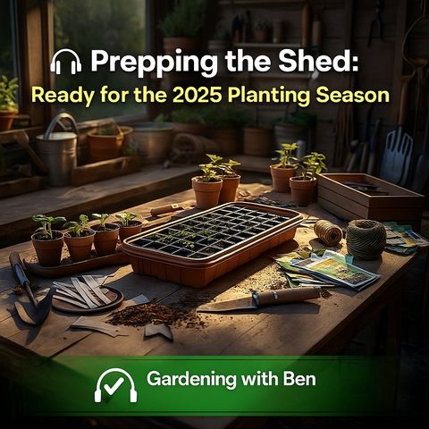 🎧 🔧 Prepping the Shed | Ready for the 2025 Planting Season 🌱