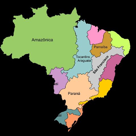 PodGeo - Bacias Hidrográficas Brasileiras