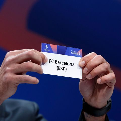 Reaction to the Champions League quarter-final draw against FC Barcelona