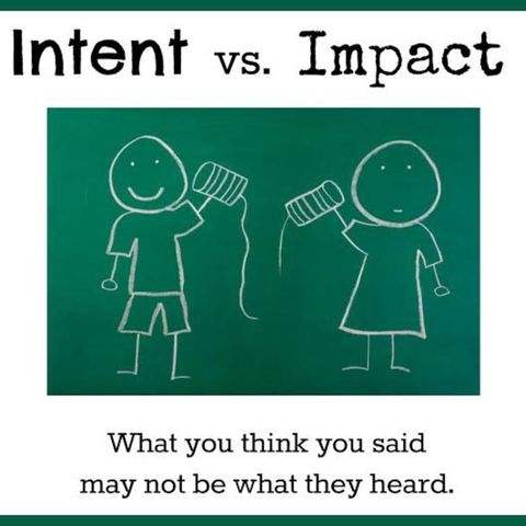 Intent VS. Impact