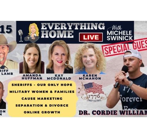 215 LIVE: DR CORDIE WILLIAMS + Sheriffs, Military, Cause Marketing, Divorce, SEO