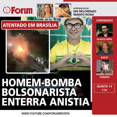 Quem é Tiü França que explodiu bomba em Brasília | Para bolsonaristas, atentado "enterra" anistia