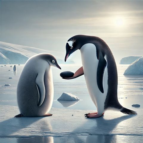 Pernah terfikir jika penguin percaya pada cinta romantik? Mereka mungkin ada cara melamar yang sempurna!