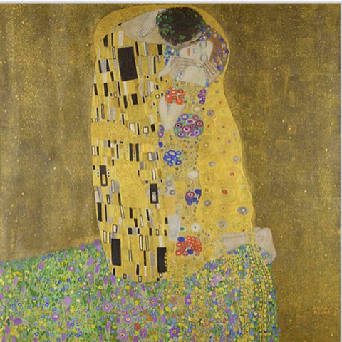 "El Beso" de Gustav Klimt