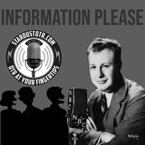 Information Please - 1943-05-17 - Episode 262 - Boris Karloff - Jan Struther | Vintage Old Time Radio Shows