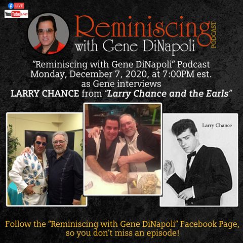 Larry Chance of "The Earls" interview with Gene DiNapoli
