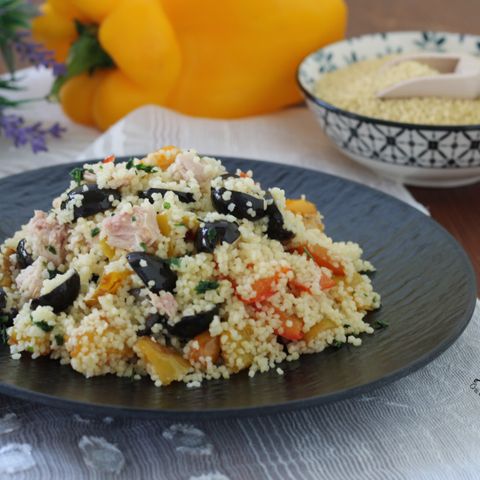 Cous cous con tonno e peperoni