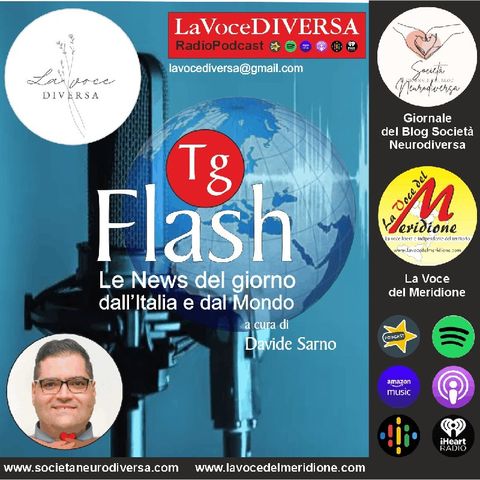 Tg Flash del 6 Ottobre 2023 - Tg flash di La Voce Diversa