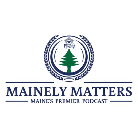 Maine Savings FCU CEO/President Vanessa Madore with host Rob Carmichael