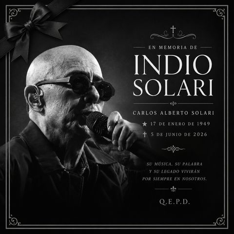 Muere Indio Solari