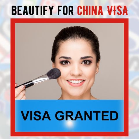 Beautification of photos in China during the Visa Application Process