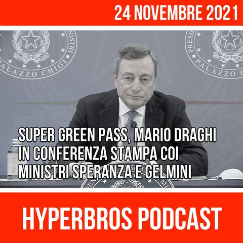 Super Green Pass, Mario Draghi in conferenza stampa coi ministri Speranza e Gelmini
