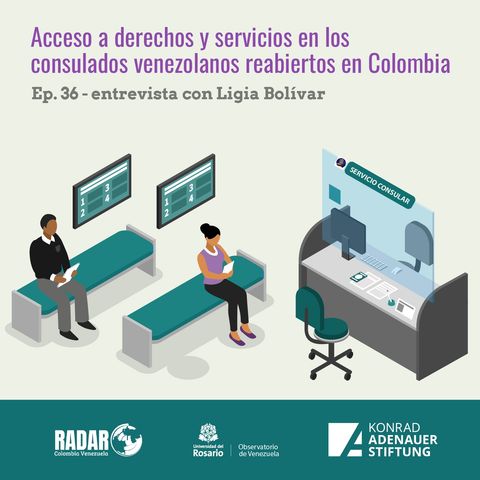 Acceso a derechos y servicios en los consulados venezolanos reabiertos en Colombia - Entrevista a Ligia Bolívar (Ep.36)