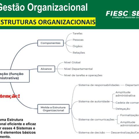 Contextualização sobre Estrutura Organizacional como base de funcionamento da empresa - Prof. Anderssen