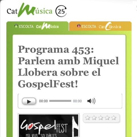 GOSPELFEST a CATALUNYA MÚSICA