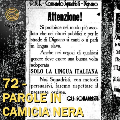 72 - Parole in camicia nera