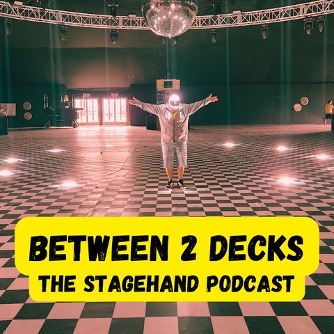 Between 2 decks - JP and I talk about danger on the job and trouble at the festival