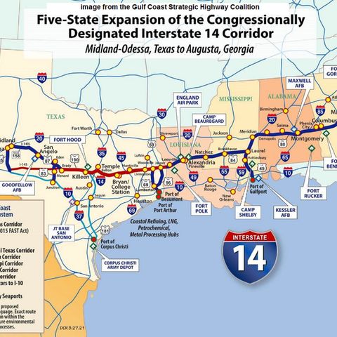 Government officials around Brazos County are told the next portion of Interstate 14 won't be built for 15 to 20 years