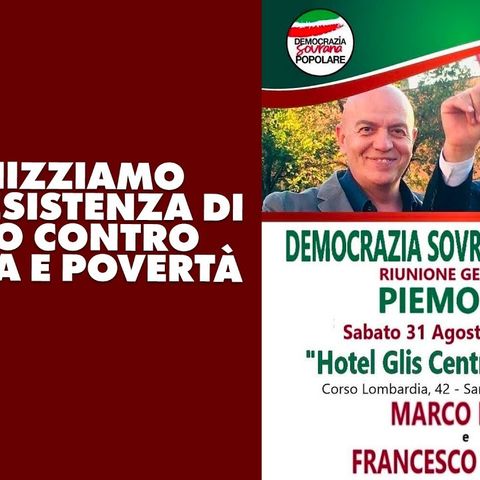 Organizziamo una resistenza di popolo contro guerra e povertà