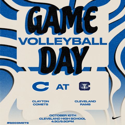 #NCHSAA GNR4-A Conference Varsity Women's Volleyball Clayton Comets VS Cleveland Rams! #WeAreCRN #GoComets