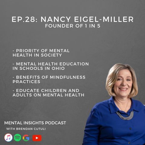 EP#29: Youth Education and Resources in Mental Health | Nancy Eigel-Miller