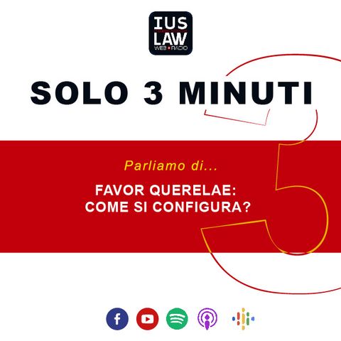 Favor querelae: come si configura? | Solo3Minuti