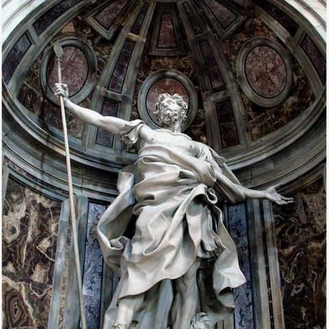 Statua di San Longino di Gian Lorenzo Bernini, San Pietro