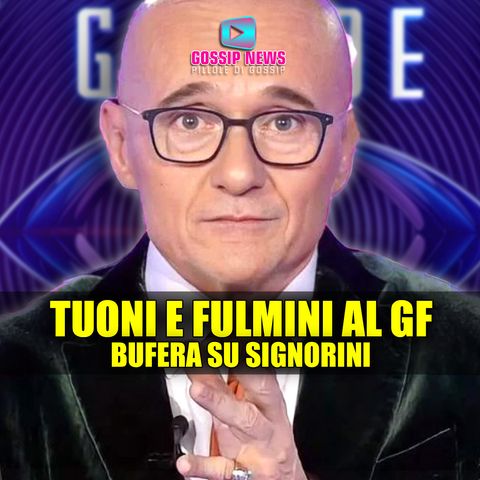 Tuoni e Fulmini al Grande Fratello: Bufera Su Signorini!