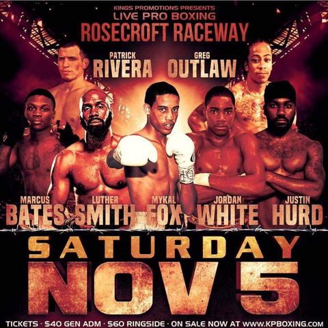 Live Pro Boxing From Rosecroft Raceway in Fort Washington, MD 11/5/16