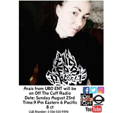 Off The Cuff Radio  - THE AARIS FROM UBO ENT EPISODE #328