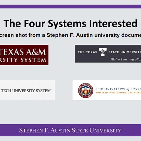 Texas A&M system will pitch Stephen F. Austin to become a member