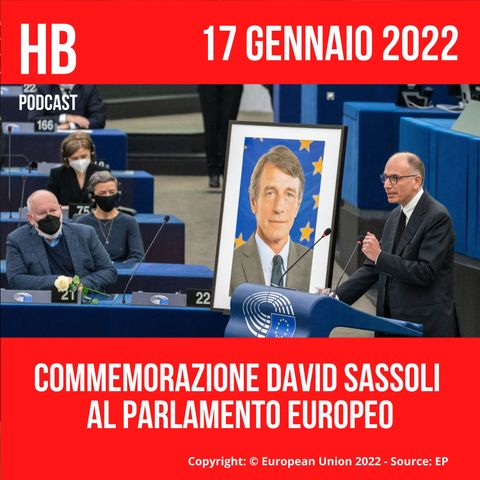 Commemorazione di David Sassoli al Parlamento Europeo